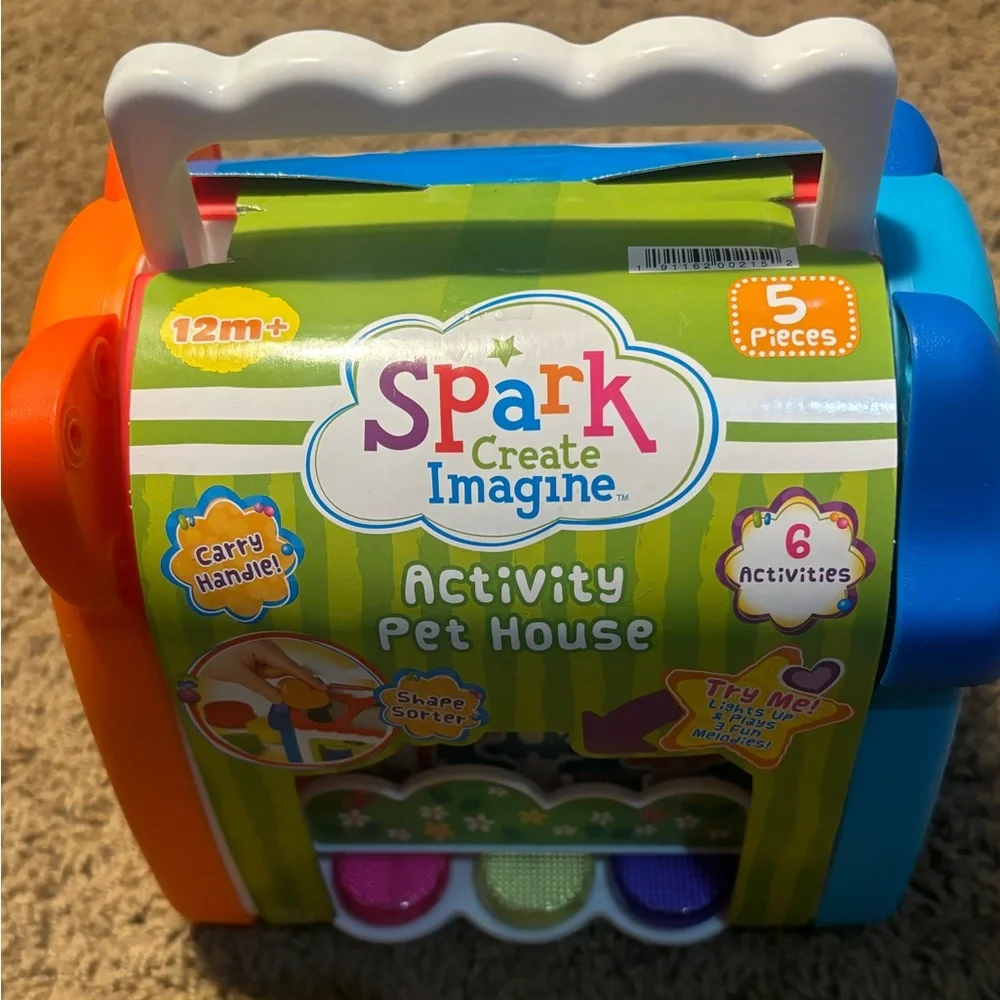 Kids Activity Toy Spark Create Imagine in Blue and Green